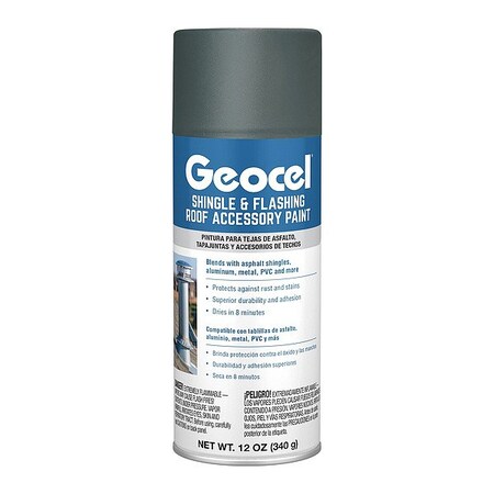 Geocel Shingle and Flashing Roof Paint, Slate GC91131-6X