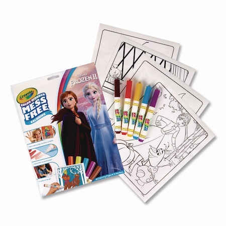 Crayola Disney Frozen 2 Color Wonder Kit, 18 Coloring Pages, 5 Frozen 2 Collection Markers 75-7002
