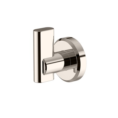 Gatco Locke Robe Hook, Polished Nickel 5475