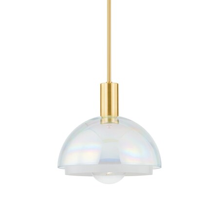 Mitzi Modena 1 Light Pendant 12 In. Aged Brass H844701-AGB