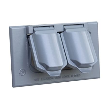 Crouse-Hinds Eaton Crouse-Hinds series weatherproof self-closing cover, 50PK TP7207