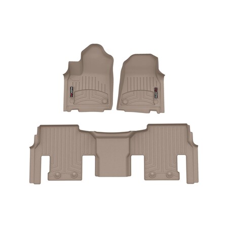 Weathertech Tan, Front and Rear Floorliners 451704-1-5