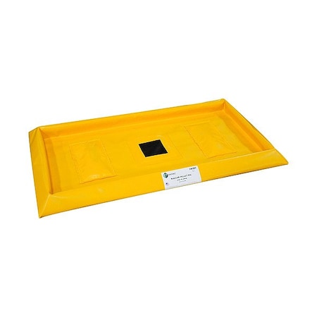 Enpac Pellet Deflector, Yellow, 14.5 gal cap. 5755-YE-RRPW