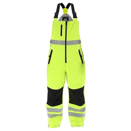 Refrigiwear High Visibility Overalls, Lime, 5XL 7192RHVL5XLL2