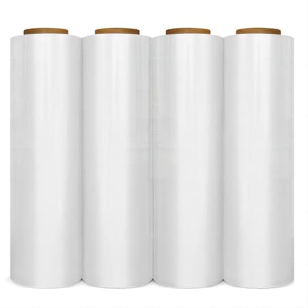 Edendirect Stretch Wrap, 11 in W x 1,500 ft. L, 80, White, Stretch Wrap ED-SF1500-4