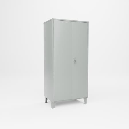 Pucel Heavy Duty Storage Cabinet with Drawers, 36 in W x 72 in H x 24 in D, Red HDSC-3672-24-3D