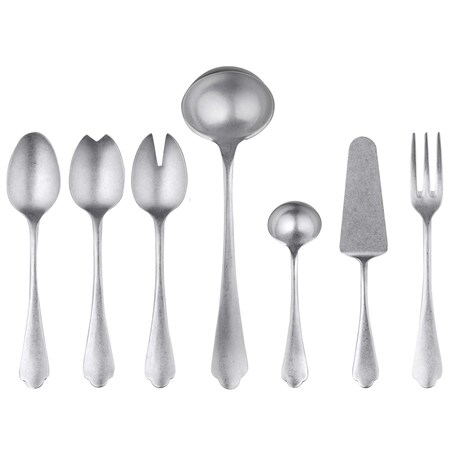 Mepra Dolce Vita Serving Set - 7 Pieces - Pewter 10662207