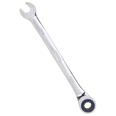 Vulcan Combination Wrench, Metric, 7 mm Head, Chrome Vanadium Steel, Polished Mirror PG7MM