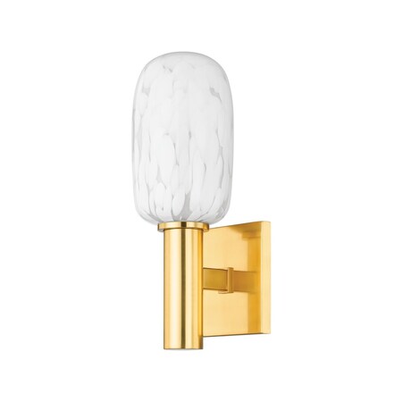 Mitzi Abina 1 Light Wall Sconce 17.25 In. Aged Brass H841101-AGB