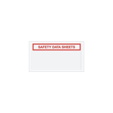 Bubblefast 5 1/2 x 10'' ''Safety Data'' SDS Envelopes, 1000PK BFPL494