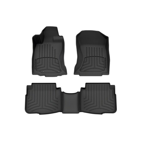 Weathertech Black, Front and Rear FloorLiner HP 441583-1-2IM