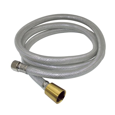 Kingston Brass KSSLSPR7K 60-Inch Kitchen Faucet Spray Hose, Matte Black/Brushed Brass KSSLSPR7K