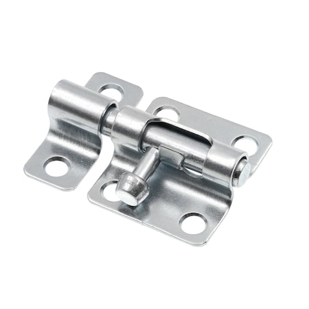 Prime-Line Door and Gate, Slide Barrel Bolt Latch 2 inch with Screws, Zinc Plated, Rust Resistant (Single Pack) U 117510