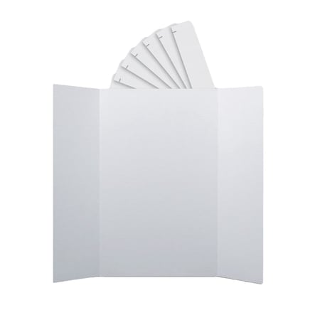 Flipside 36 x 48 1 Ply White Project Board and White Header, 24PK 30242