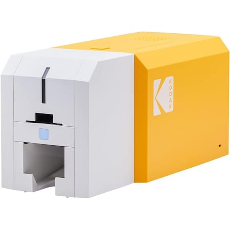 Kodak ID200S Photo ID Card Printer Kit, Includes Printer, Color Ribbon, 100 Cards, Software 653532