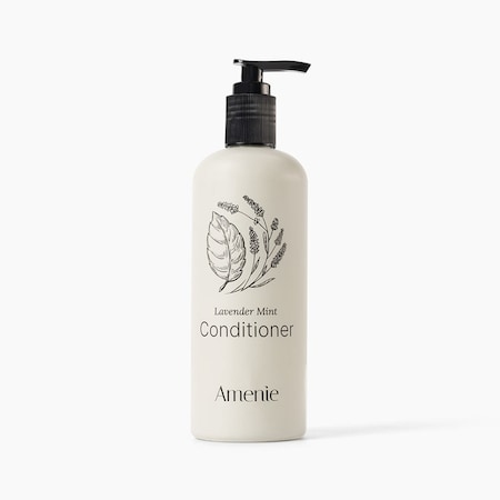 Amenie Lavender Mint Conditioner, 13.5 oz Acquavera Refillable Bottle, 12PK ALMC13-12