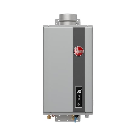 Rheem RTG 9.5 GPM 199,900 BTU 120 Volt Residential Indoor Liquid Propane Tankless Water Heater RTG-95DVLP-3