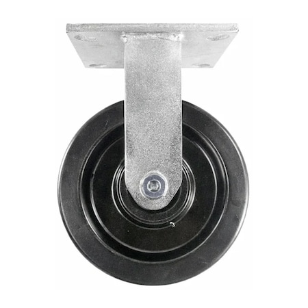 Hyw Products Heavy Duty Caster 6in x 3in Phenolic Wheel - Rigid 53-60R-A1-PH