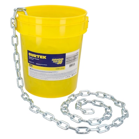 Surtek Grade 30 Galvanized Steel Chain 25 Kg, 3/16in 150848