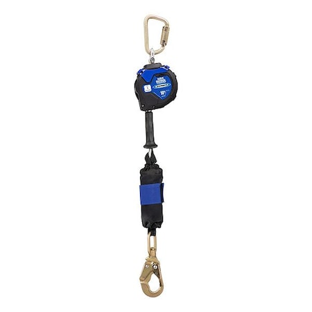Werner R4100 Self-Retracting Lifelines, Swivel Snap Hook, Steel, 1 Leg(s), 400 lb Weight Capacity R410010