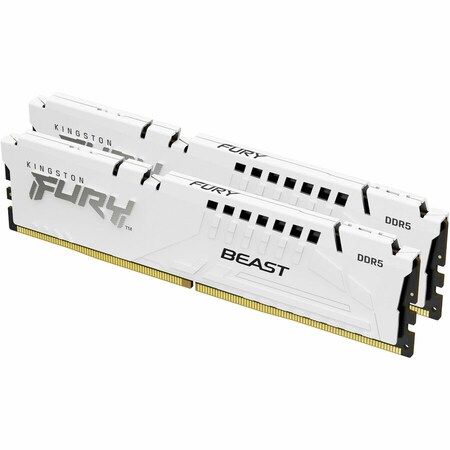 Kingston 32GB 6000MT/s DDR5 CL30 DIMM (Kit of 2) FURY Beast White EXPO KF560C30BWEK2-32