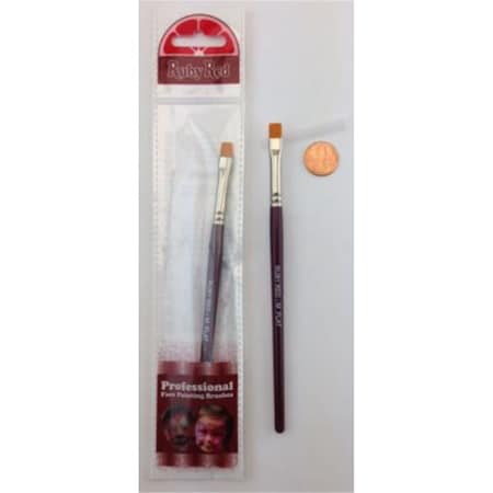 Ruby Red Paints Medium Flat Brush BRUFM