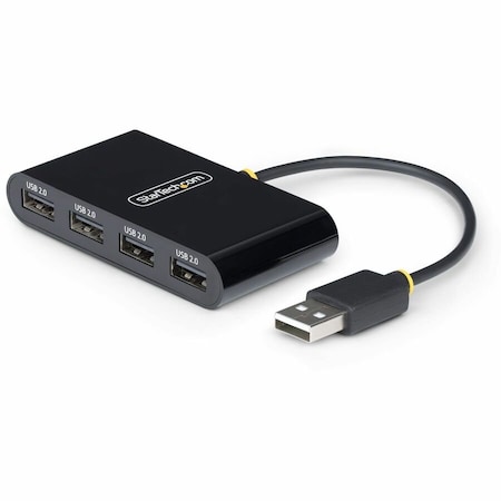 Startech.Com 4-PORT USB 2.0 HUB, USB BUS POWERED, SMALL TRAVEL MINI USB HUB, MULTI-PORT USB 2 ST4200MINI2-USB-HUB