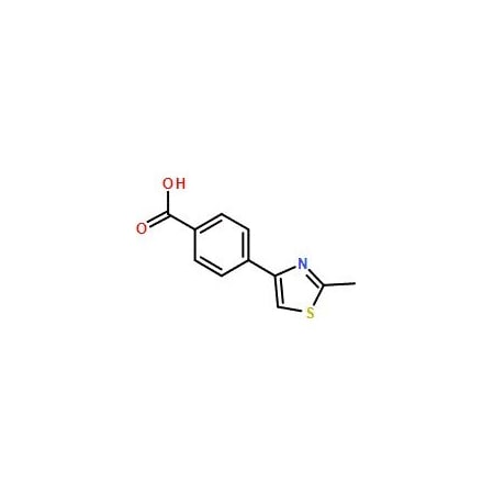 Ak Scientific 4-(2-Methyl-1, 3-thiazol-4-yl)benzoic acid (1g), CAS 294620-60-3 Y8587-1g