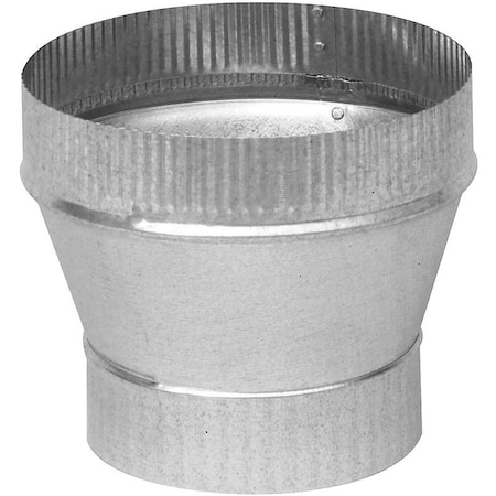 Imperial Furnace Short Increaser, 4 to 5 in Connection, 24 Gauge, Galvanized GV1419