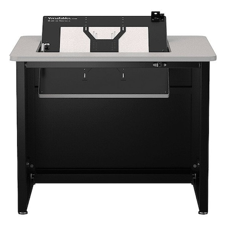 Versadesk Computer Desk, 30 in D X 29 in H, 36 in W X RSD3630-BG