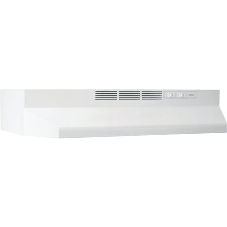 Broan-Nutone 41000 Series 24'' Non-Ducted White Range Hood 412401