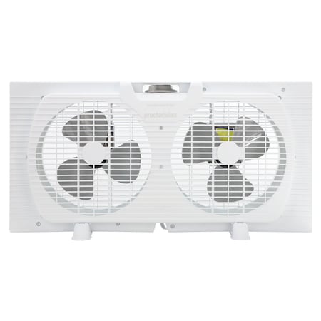 Proctor-Silex 9 Inch 56W Twin Window Fan in White 750123602M