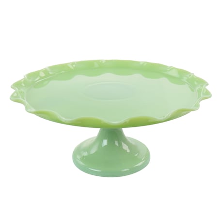 Martha Stewart Jadeite Glass Cake Stand 129167.01