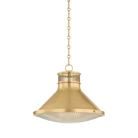 Hudson Valley Lighting Highclere 17.75 in. Pendant in Aged Brass by Mark D. Sikes MDS2405-AGB