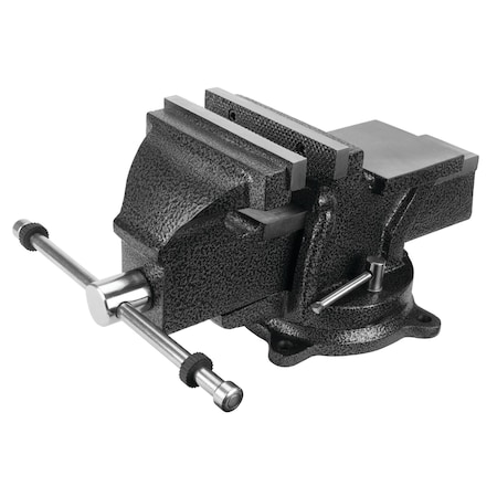 Performance Tool 8 in. Machinist Vise, Swivel Base, 7 in. Jaw Opening, 3 in. Throat MV8