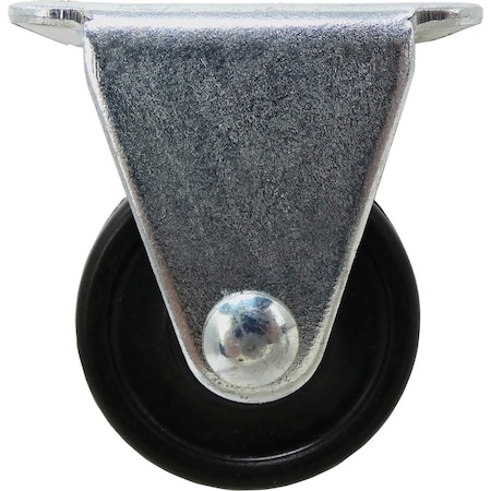 Shepherd Hardware 1-1/2'' General-Duty Rubber Rigid Plate Caster 9490