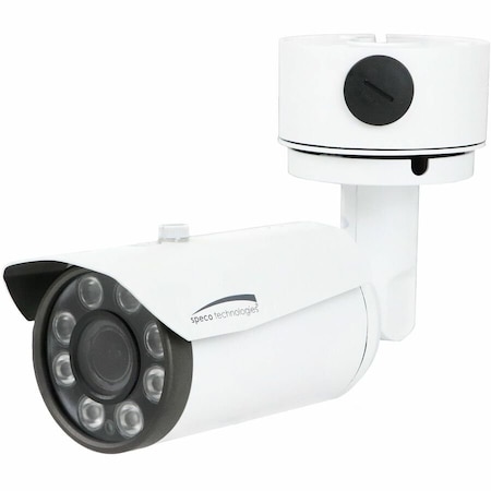 Speco Technologies 5MP HD-TVI Bullet Camera, 2.8-12 mm Motorized Lens, Included Junc Box, White Housing H5B1M