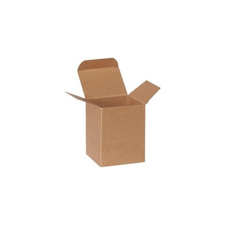 Bubblefast 500-3 x 2 1/2 x 4'' Kraft Reverse Tuck Folding Cartons, 500PK BFRT6SC