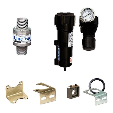 Exair NPT Heavy Duty Threaded Line Vac Kit 153100