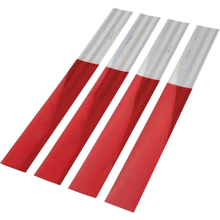 Towsmart 18'' Red Reflective Strips, 4PK 1419
