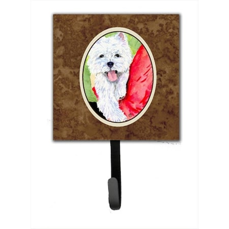 Carolines Treasures 4.25 x 6 in. Westie Leash Or Key Hook SS8784SH4