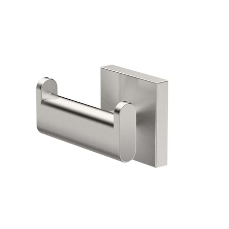 Gatco Elevate Double Robe Hook, Satin Nickel 4075A