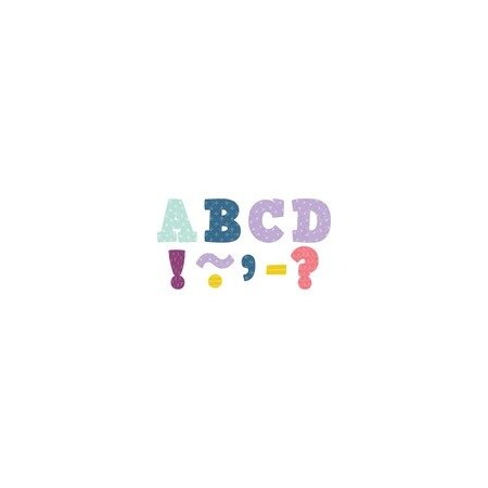 Teacher Created Resources Oh Happy Day Magnetic Letters, Fun Theme/Subject, Magnetic, 3in Length, Multi, 20PK 77569
