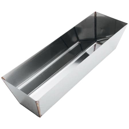Pinpoint 12HR 12 in. Contoured Stainless Steel Heliarc Mud Pan PI593705
