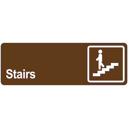 Non-Branded Door Sign - Stairs SN514