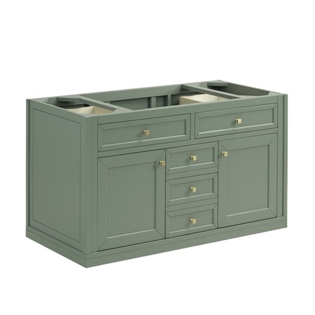 James Martin Vanities Vanity, without top, Smokey Celadon, 47.88 in W x 23.25 in D, 503-V48-M-SC