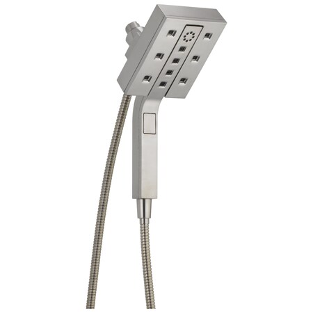 Delta Universal Showering Components H2OKinetic In2ition 4-Setting Two-in-One Shower 58473-SS-PR