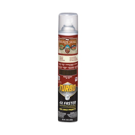 Ready Seal Exterior Wood Stain Turbo Spray, Dark Walnut, 24 oz 401754