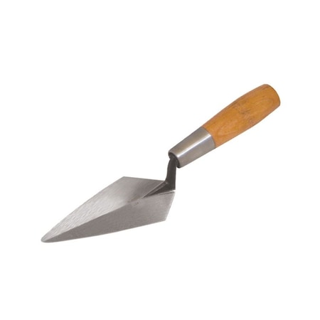 Kraft Tool Kraft Tool W.Rose 7"x3-3/8" Pointing Trowel w/ Wood Handle RO50-7
