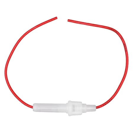 Auveco Moulded In-Line Universal Fuse Holder with Wire, 3PK 12079